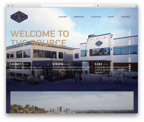 Core 12 Base Theme theme WordPress - watertowerportland.com