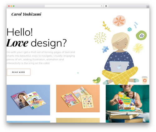 Maree WordPress theme - carolyoshizumi.com