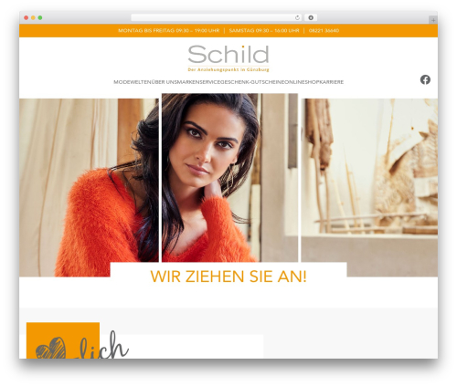 SChild theme WordPress - modehaus-schild.de