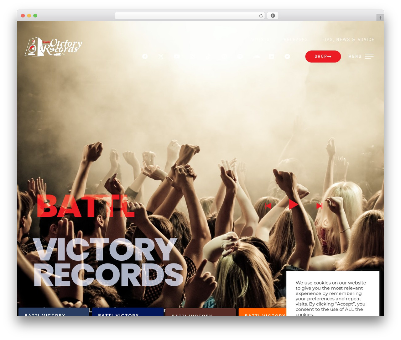 Sonaar WordPress theme - battl-victory-records.com Sonaar WordPress theme - battl-victory-records.com