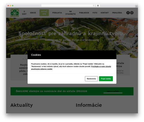 SZKT theme WordPress - szkt.sk