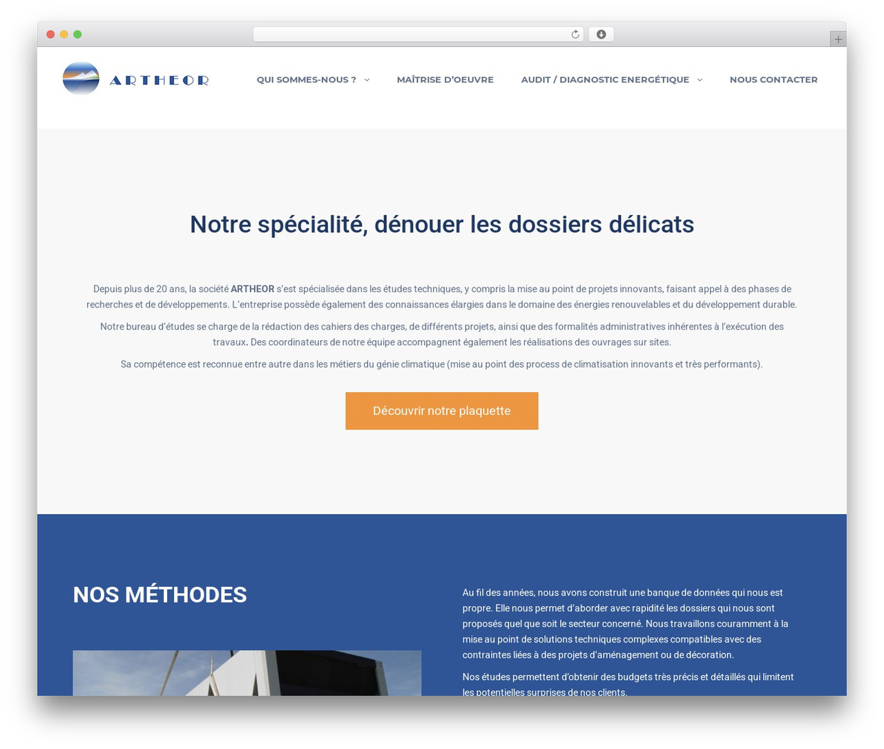 Theme WordPress BuildPlus - artheor.fr