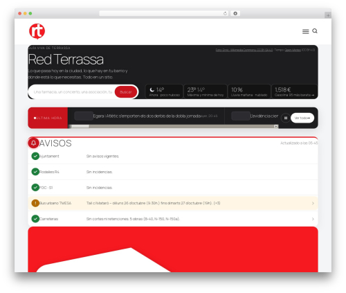 Best WordPress theme Nectarblocks - redterrassa.com