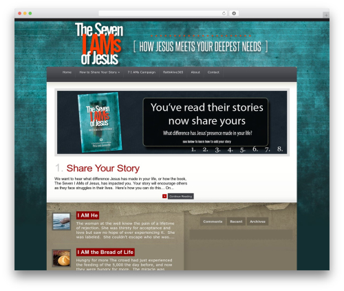 Coldstone theme WordPress - theseveniamsofjesus.com