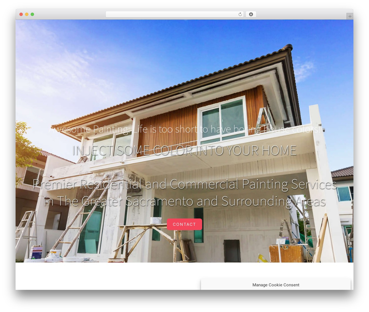 Constructor theme WordPress - awesomepainting.org