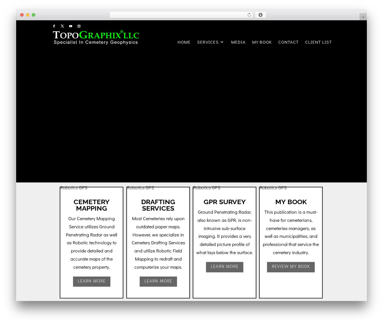Divi WordPress theme - topographix.com