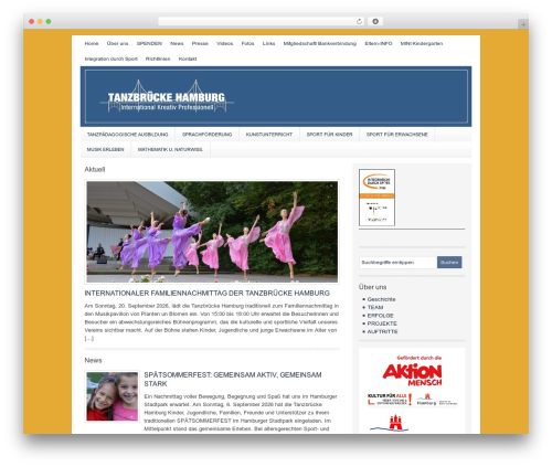 Genesis theme WordPress - tanz-bruecke.de