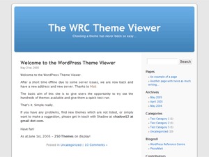 Kubrick WordPress blog theme