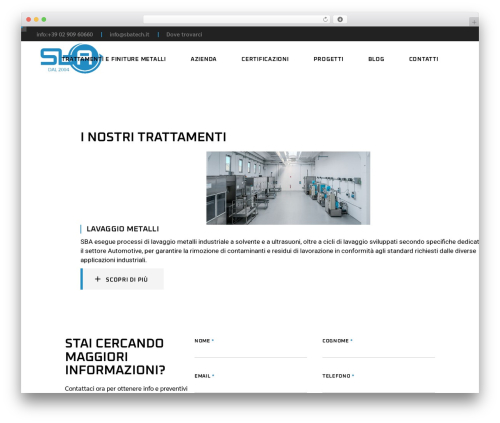 ShiftUp WordPress theme - sbatech.it