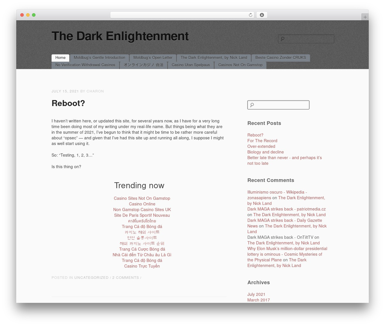 simpleX theme WordPress - thedarkenlightenment.com simpleX theme WordPress - thedarkenlightenment.com