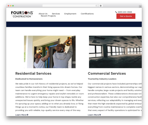 WordPress theme Hello Elementor - foursons.org