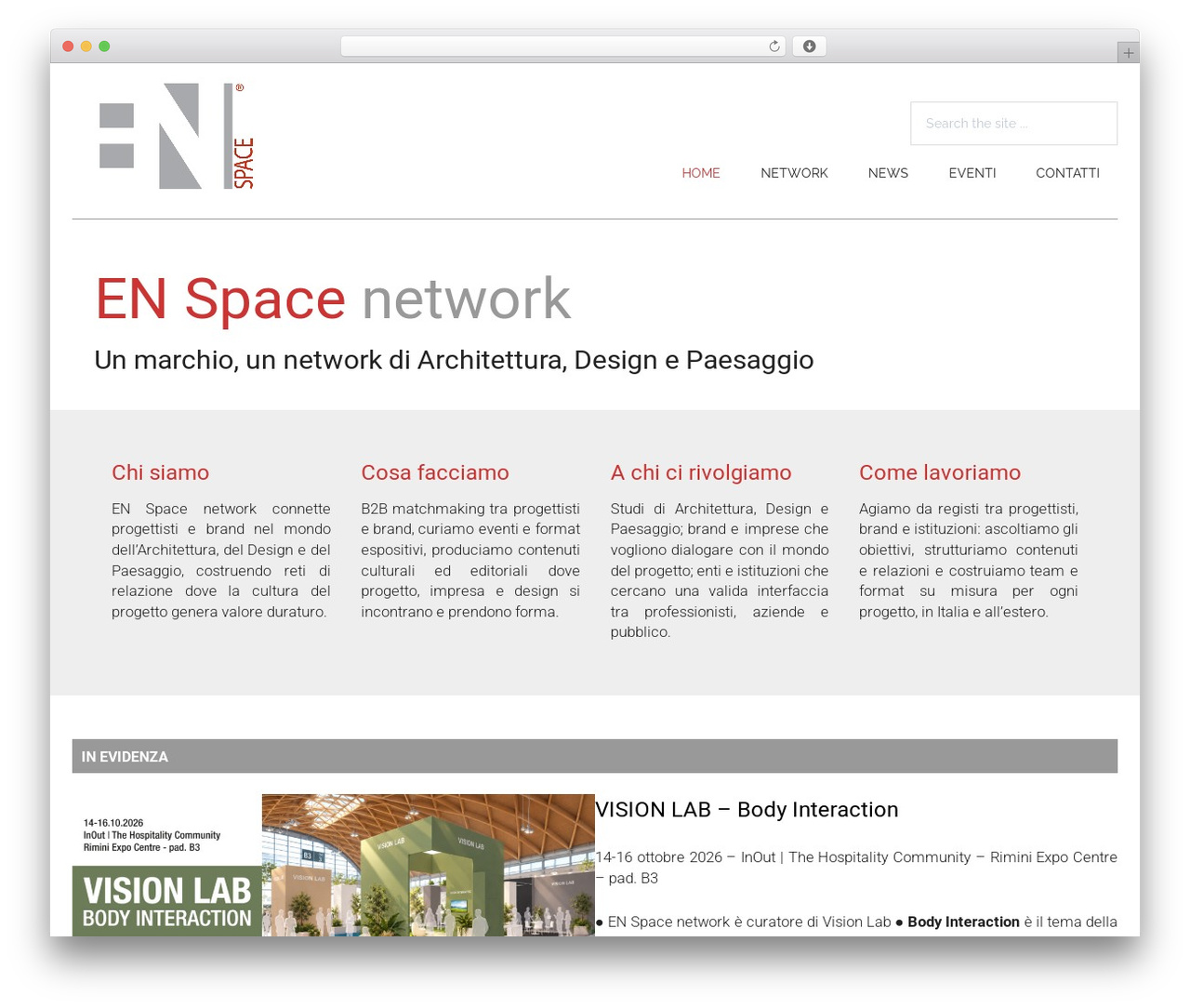 Genesis WordPress theme - enspace.eu