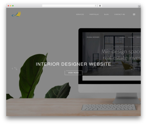 Modesto WordPress theme - ellipticalinfinity.com
