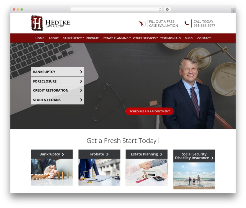 OnePixel - Basic company WordPress theme - hemetbankruptcyattorneys.com