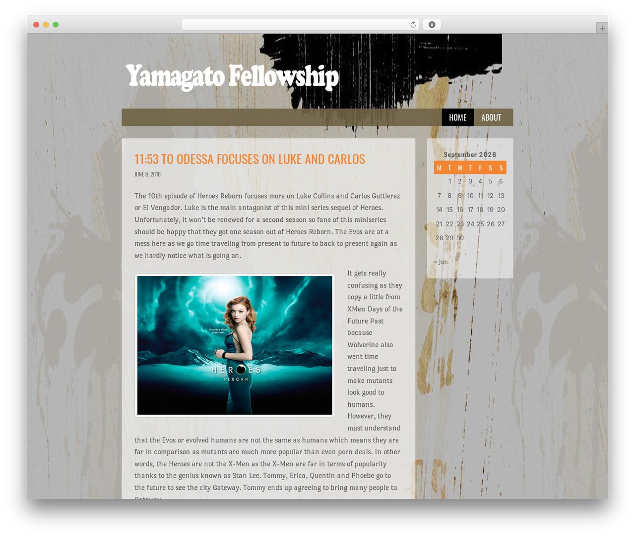 Something Fishy WordPress theme - yamagatofellowship.org