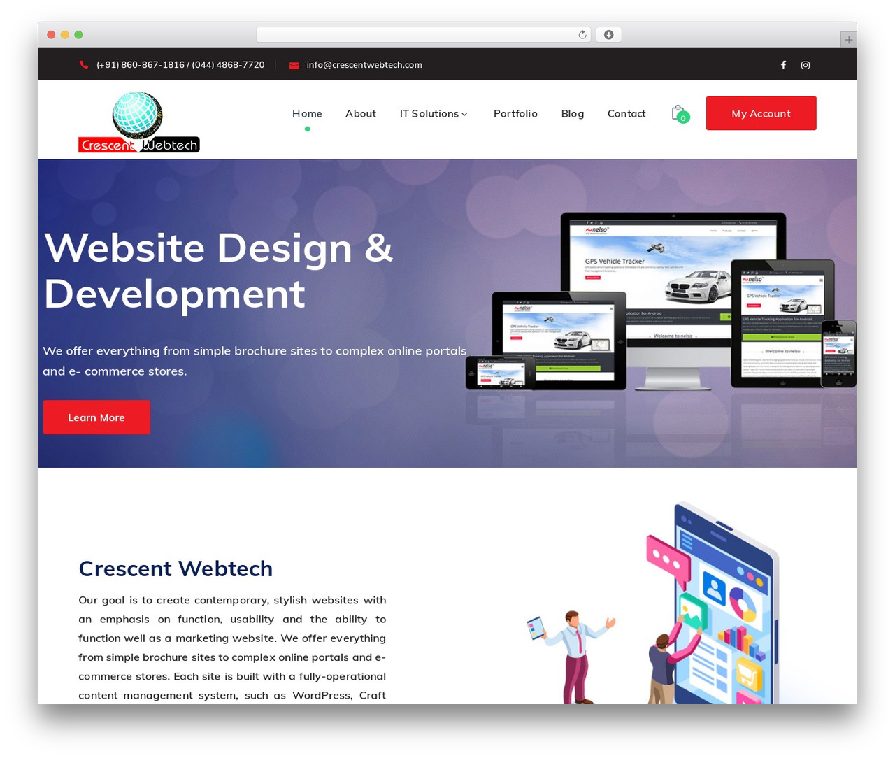 StartFlow WordPress page theme - www.crescentwebtech.com
