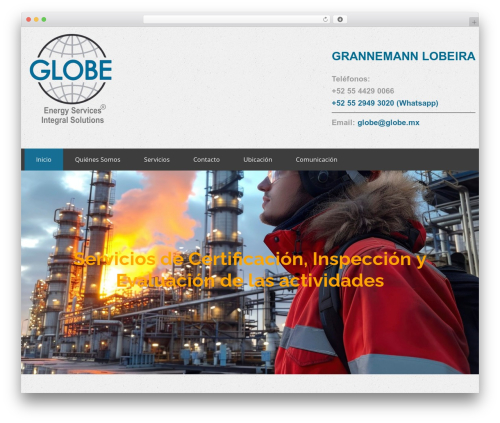 Theme WordPress cherry - globe.mx