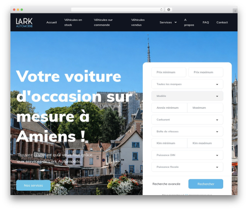 Vehica WordPress theme - larkautomobile.com