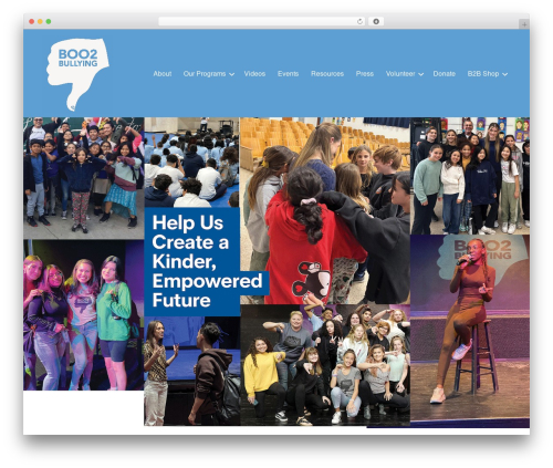 WordPress theme Beaver Builder Theme - boo2bullying.org