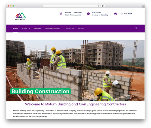 WordPress theme StartFlow - myturngh.com