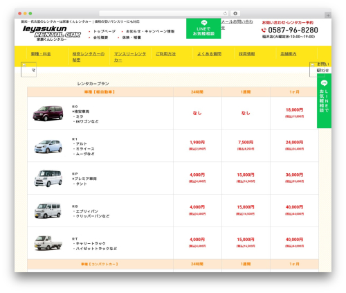 家康くん専用テーマ WordPress theme - ieyasukun.net
