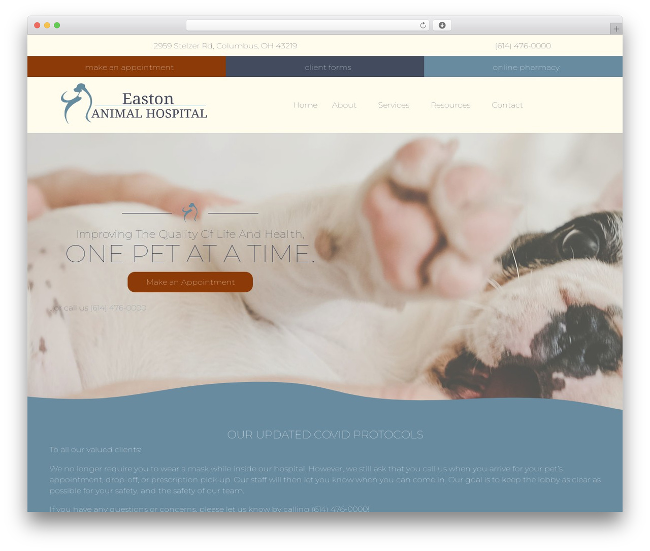 Beaver Builder Theme WordPress theme - eastonanimalhospital.com