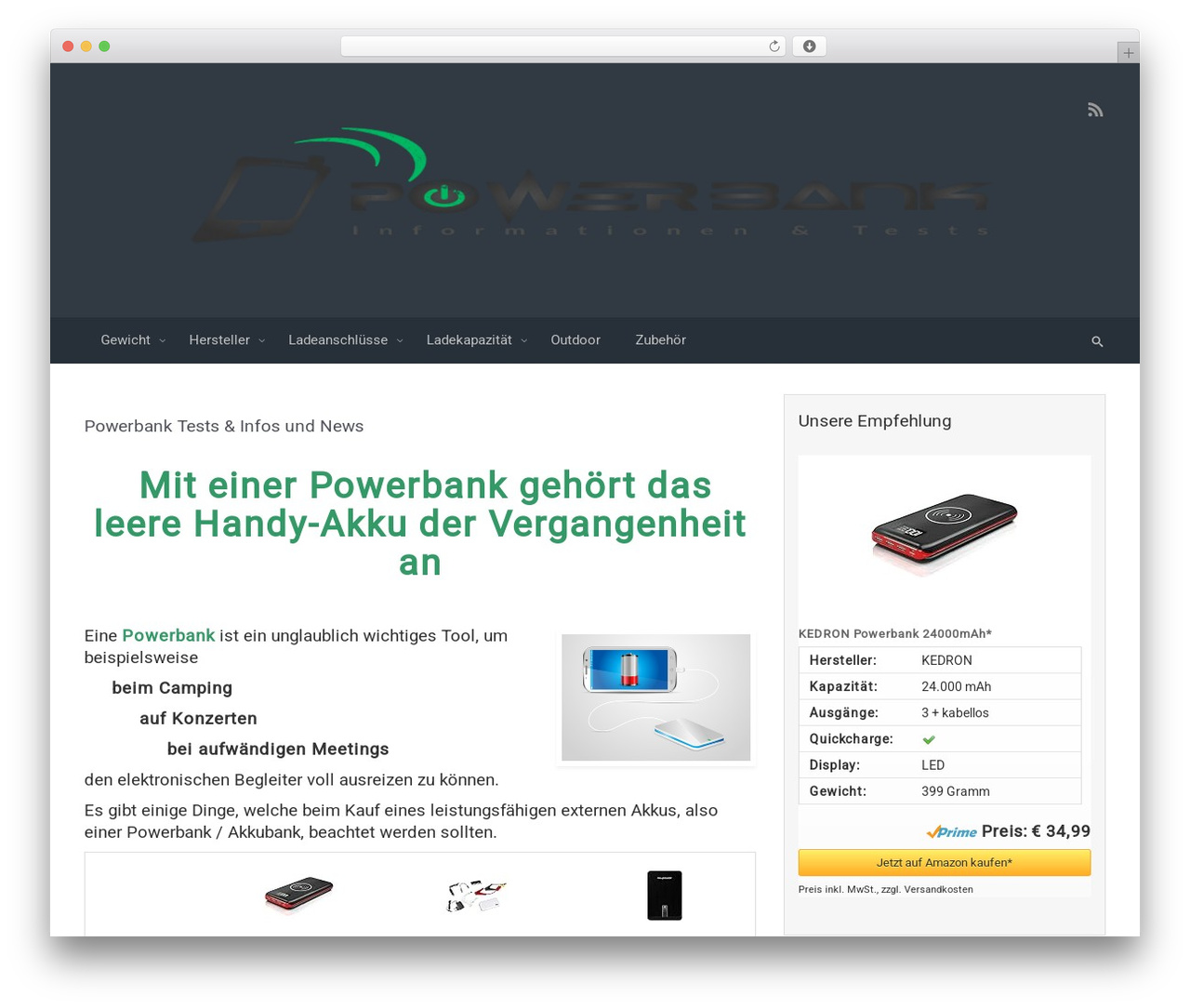 evolve free WordPress theme - powerbank-tests.de evolve free WordPress theme - powerbank-tests.de