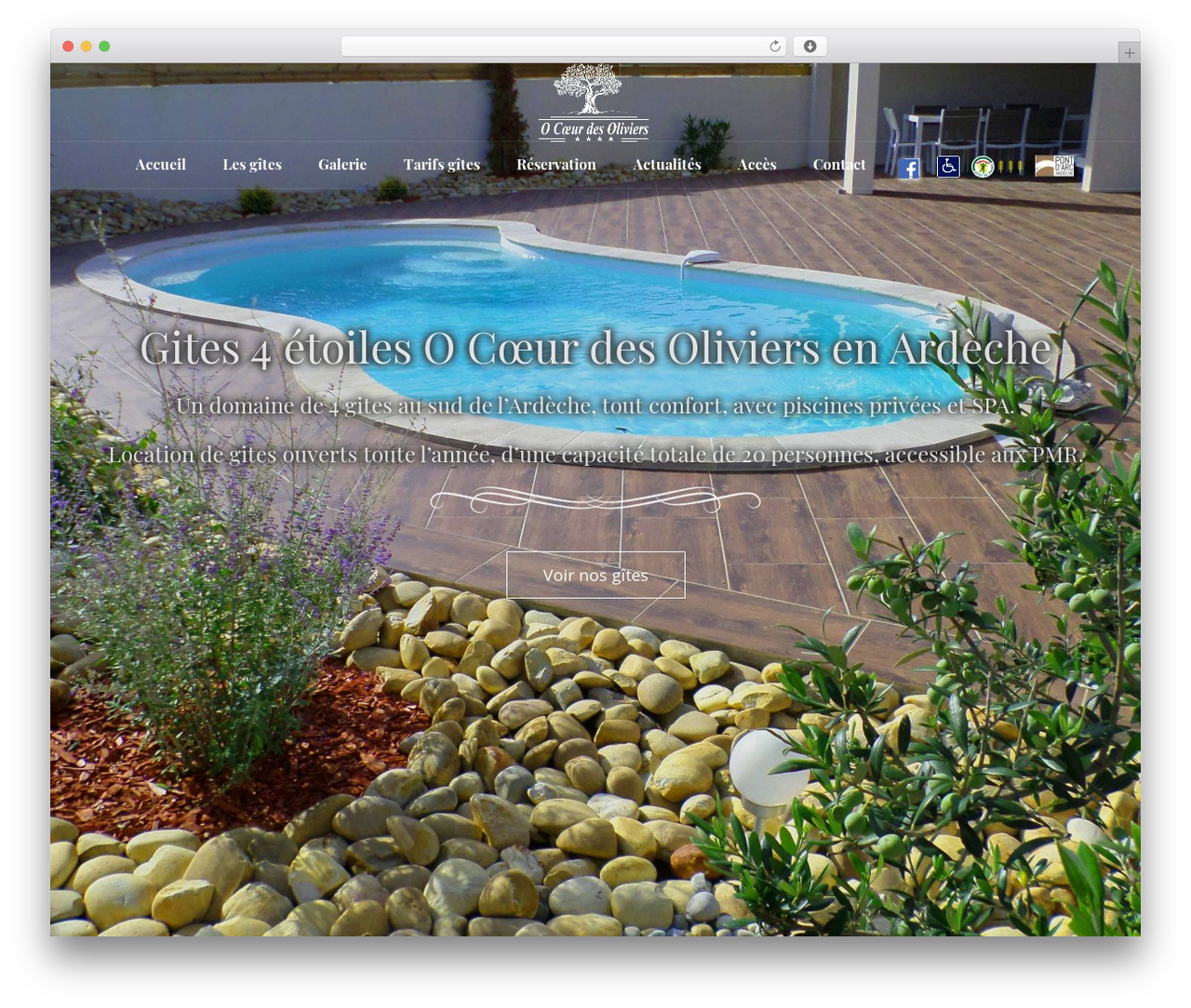 Lambda WordPress theme - gites-ardeche-o-coeur-des-oliviers.fr
