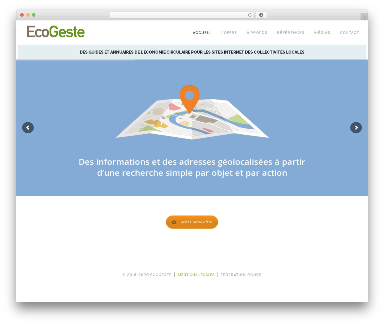WordPress theme bPlus - ecogeste.fr