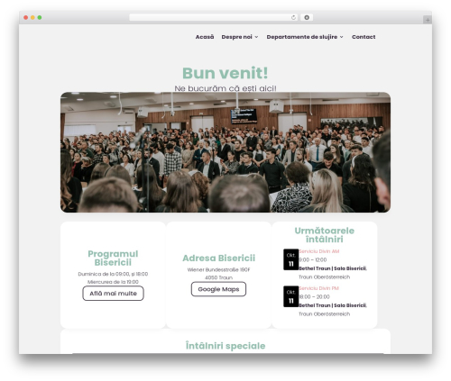 WP theme Divi - bethel.at