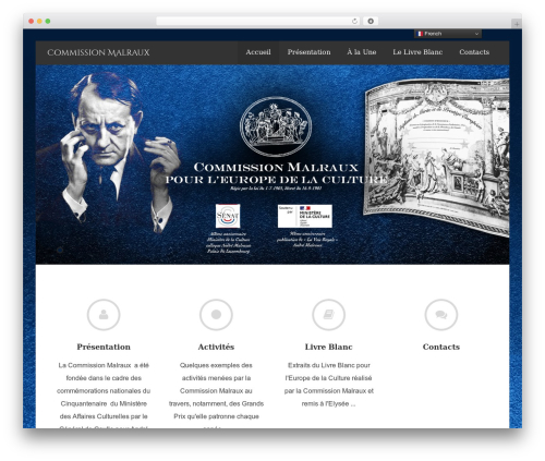 Asteria Lite best WordPress theme - commission-malraux.fr