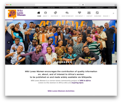 Create premium WordPress theme - wikiloveswomen.org
