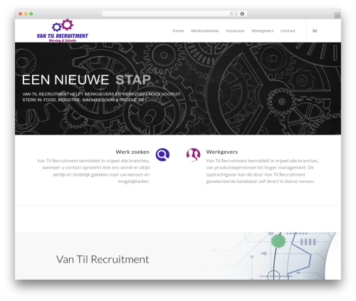 Enfold WordPress theme - vantilrecruitment.nl