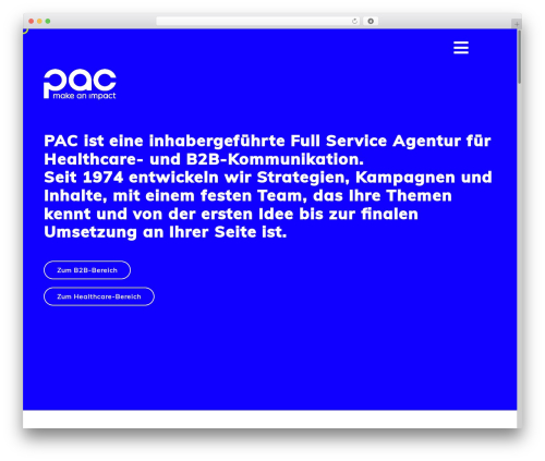 Hello Elementor WordPress theme design - pac-werbeagentur.de