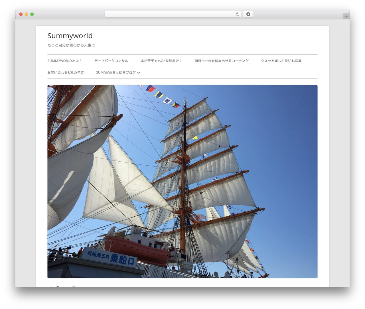 Tiny Framework WordPress theme free - summyworld.net