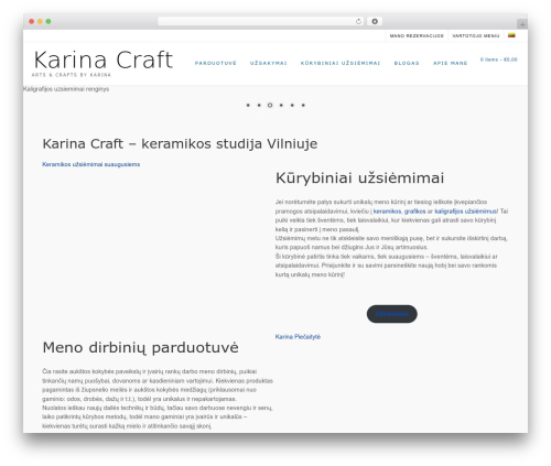 Woo lithuaniapost main WordPress plugin - karinacraft.com