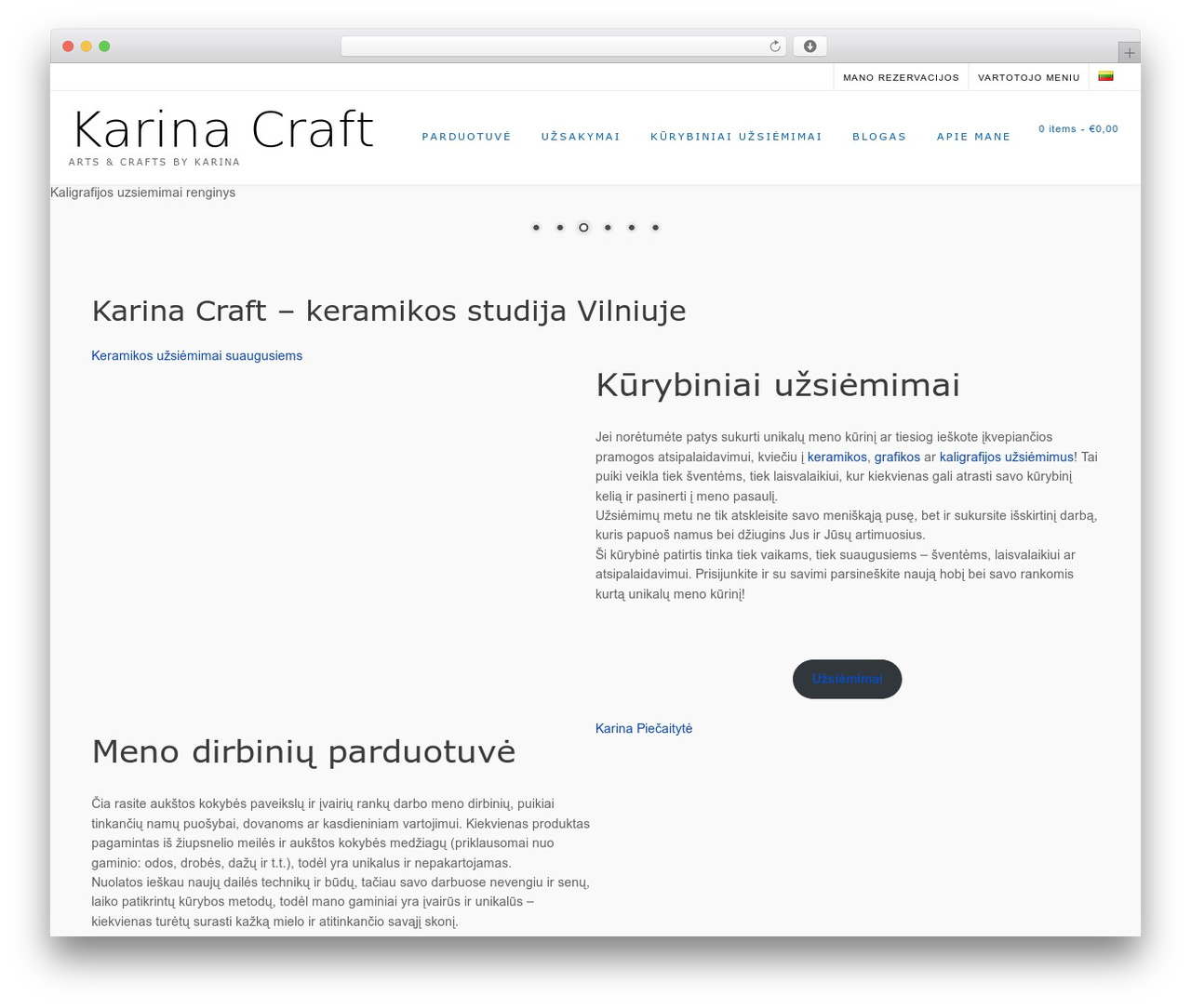 WordPress theme Avant - karinacraft.com