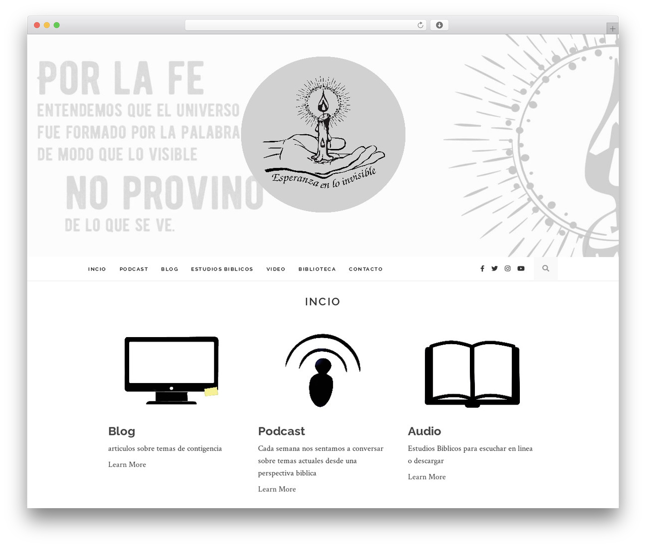 WordPress theme Fooze - esperanzaenloinvisible.net