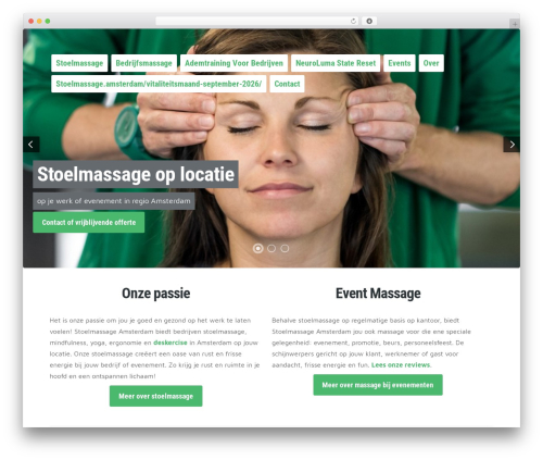 WordPress theme Mindfulness - stoelmassage.amsterdam