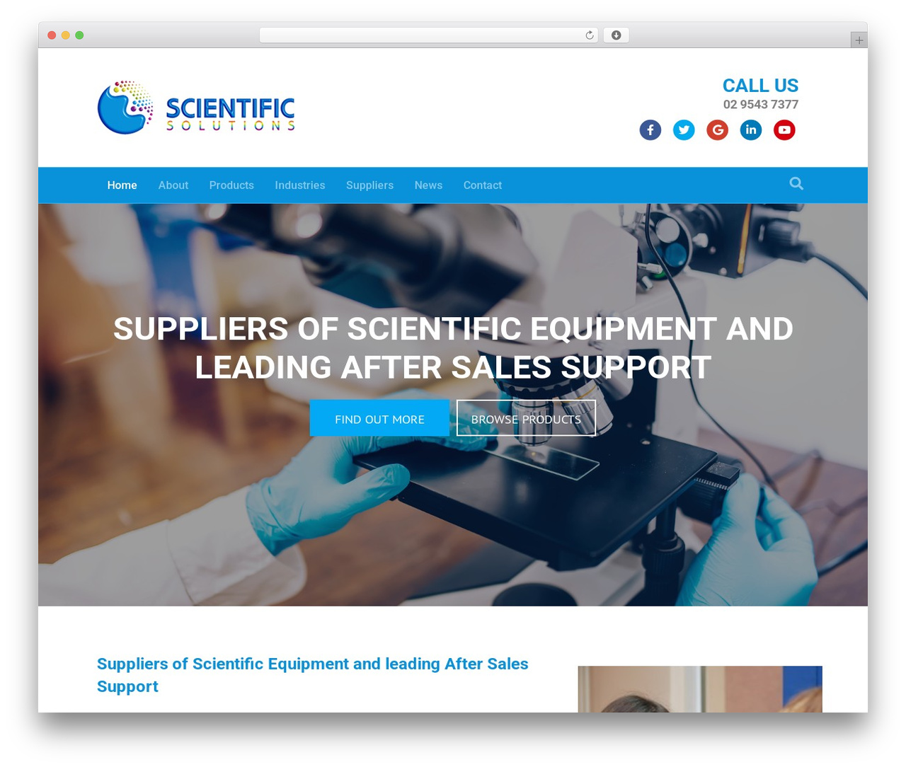 Beaver Builder Theme theme WordPress - scisol.com.au