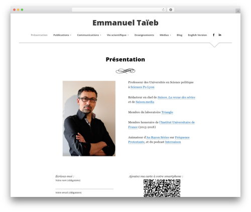 Wi portfolio WordPress plugin - emmanueltaieb.fr