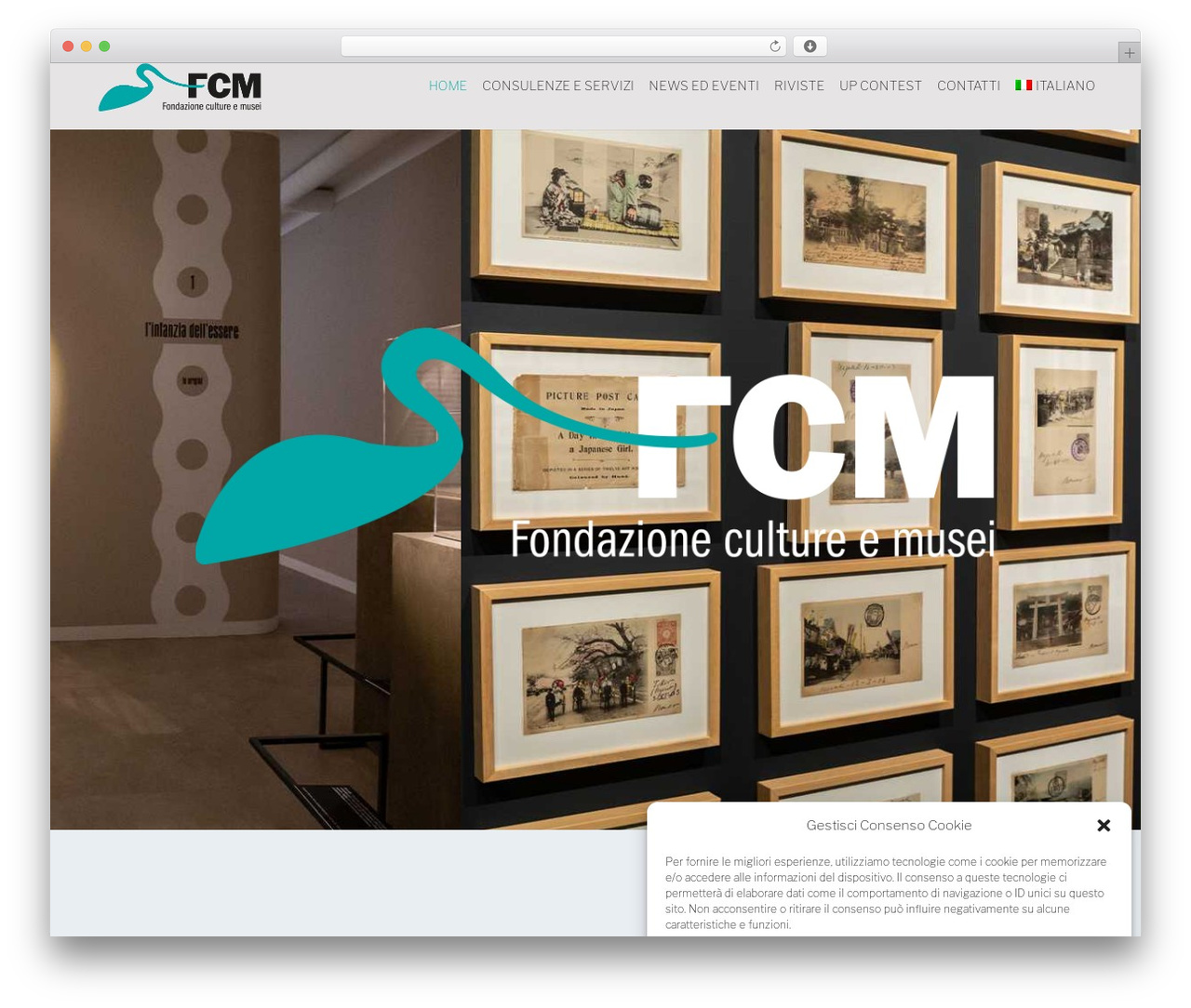 Dance WordPress theme - fcmusei.ch