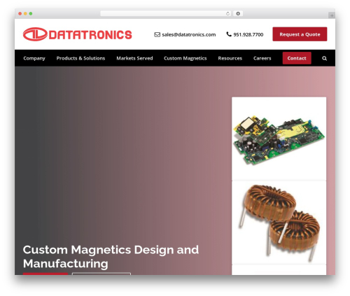 Datatronics, Inc Default Theme WordPress theme design - datatronics.com