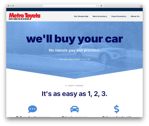 Ele custom skin2 WordPress plugin - selltometrotoyota.com