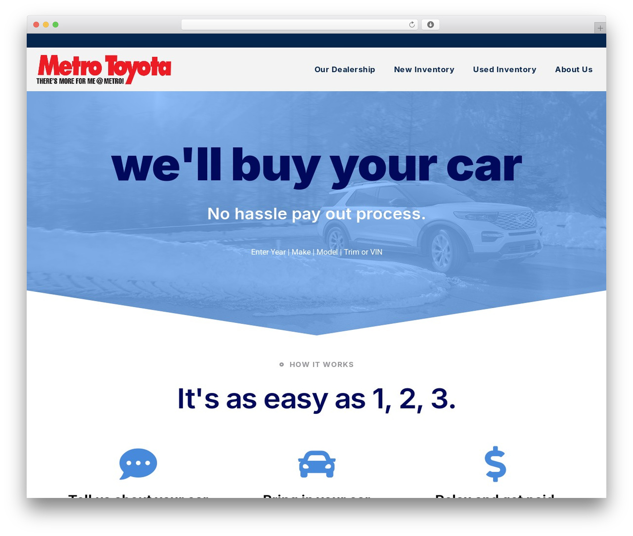 Hello Elementor WordPress theme - selltometrotoyota.com