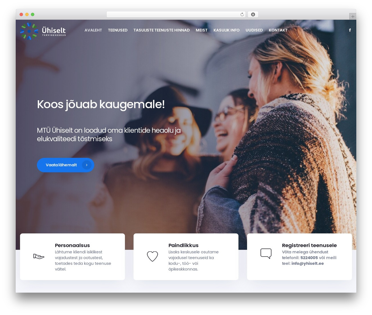 Scape theme WordPress - yhiselt.ee