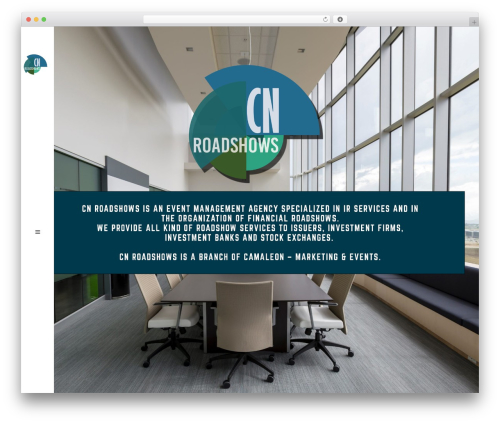 Struktur WordPress theme - cnroadshows.com