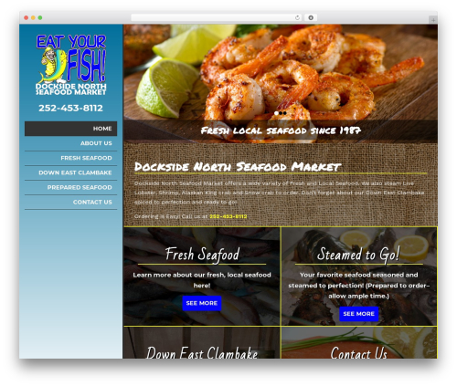 WordPress theme Cloud Break Parent - docksidenorth.com