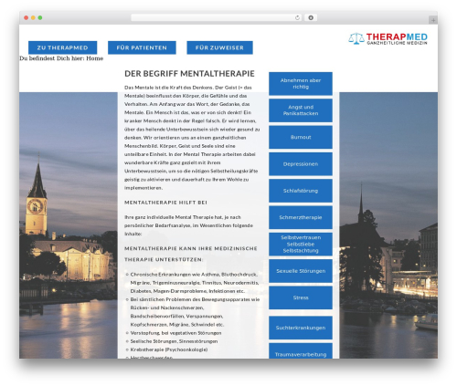 WordPress theme HyperX - mentaletherapie.ch