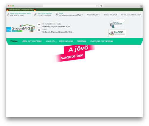WP theme Elevate - greenmighungary.hu